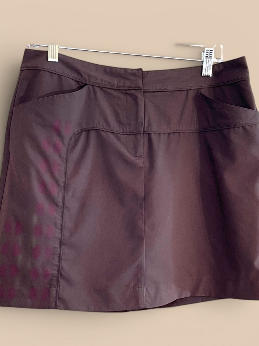 Cutter & Buck DryTec Golf Skort Dark Brown Size 8